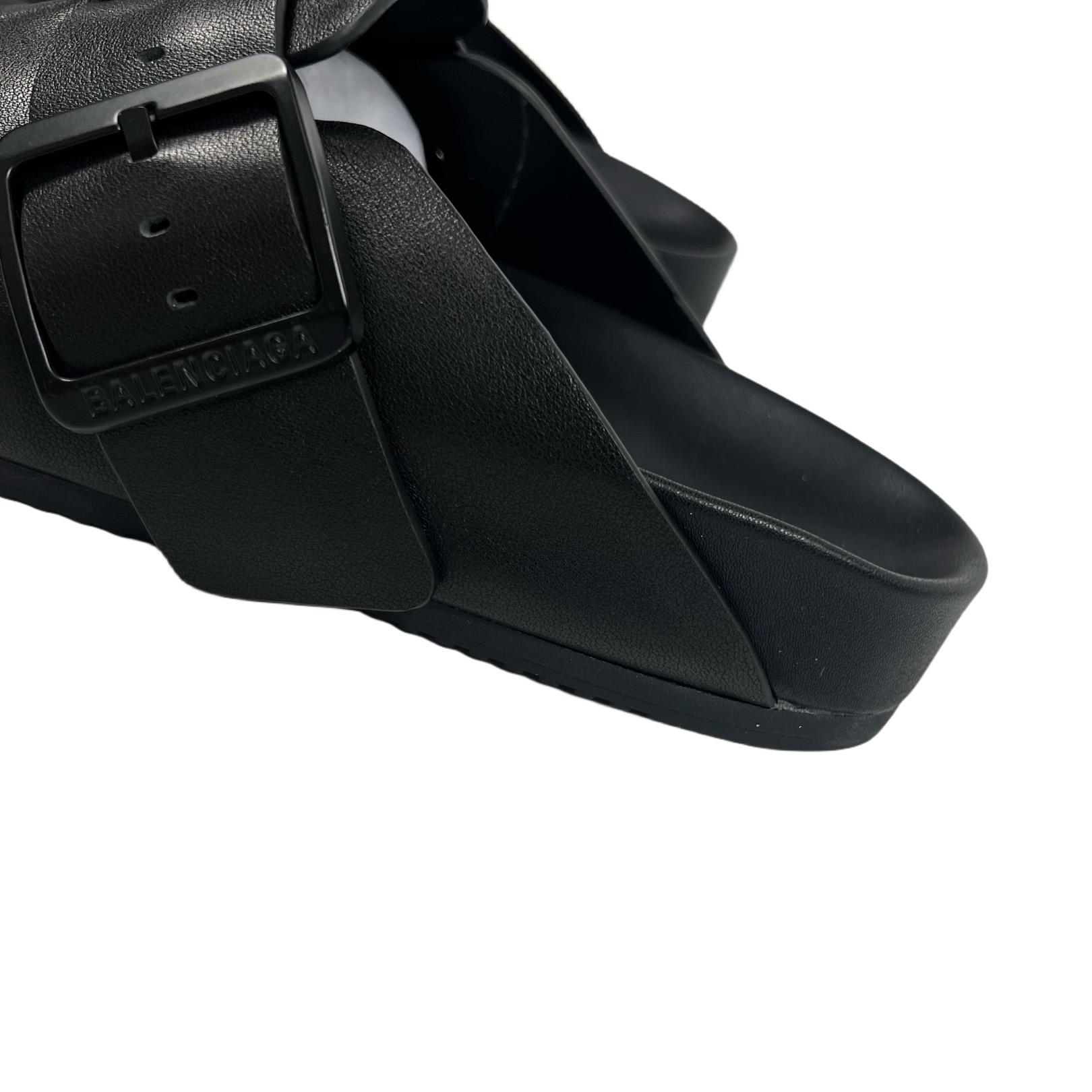 Balenciaga Sunday Mule In Black  - EUR FASHION