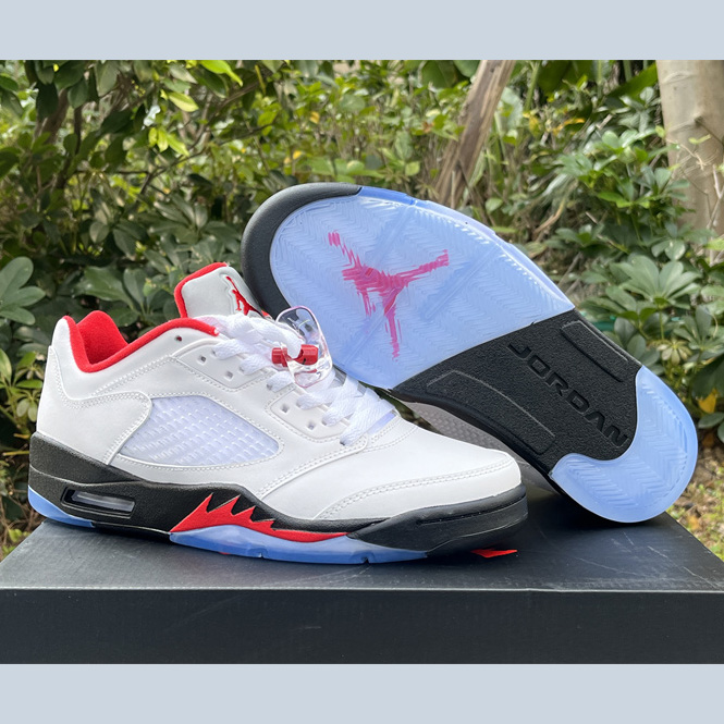 Air Jordan 5 Low “Fire Red” Sneakers    CU4523-100 - EUR FASHION