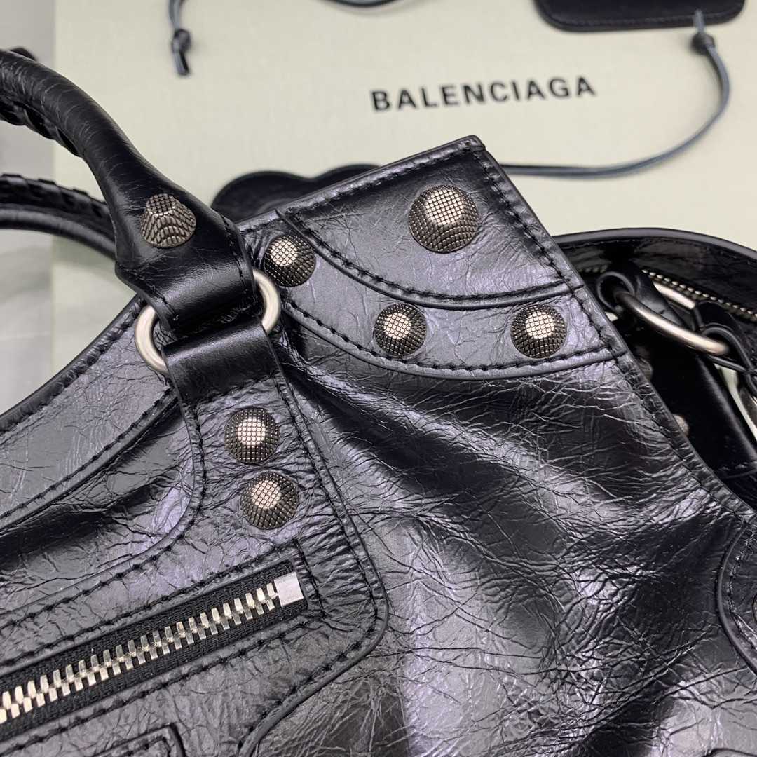 Balenciaga Neo Cagole City Handbag In Black  - EUR FASHION