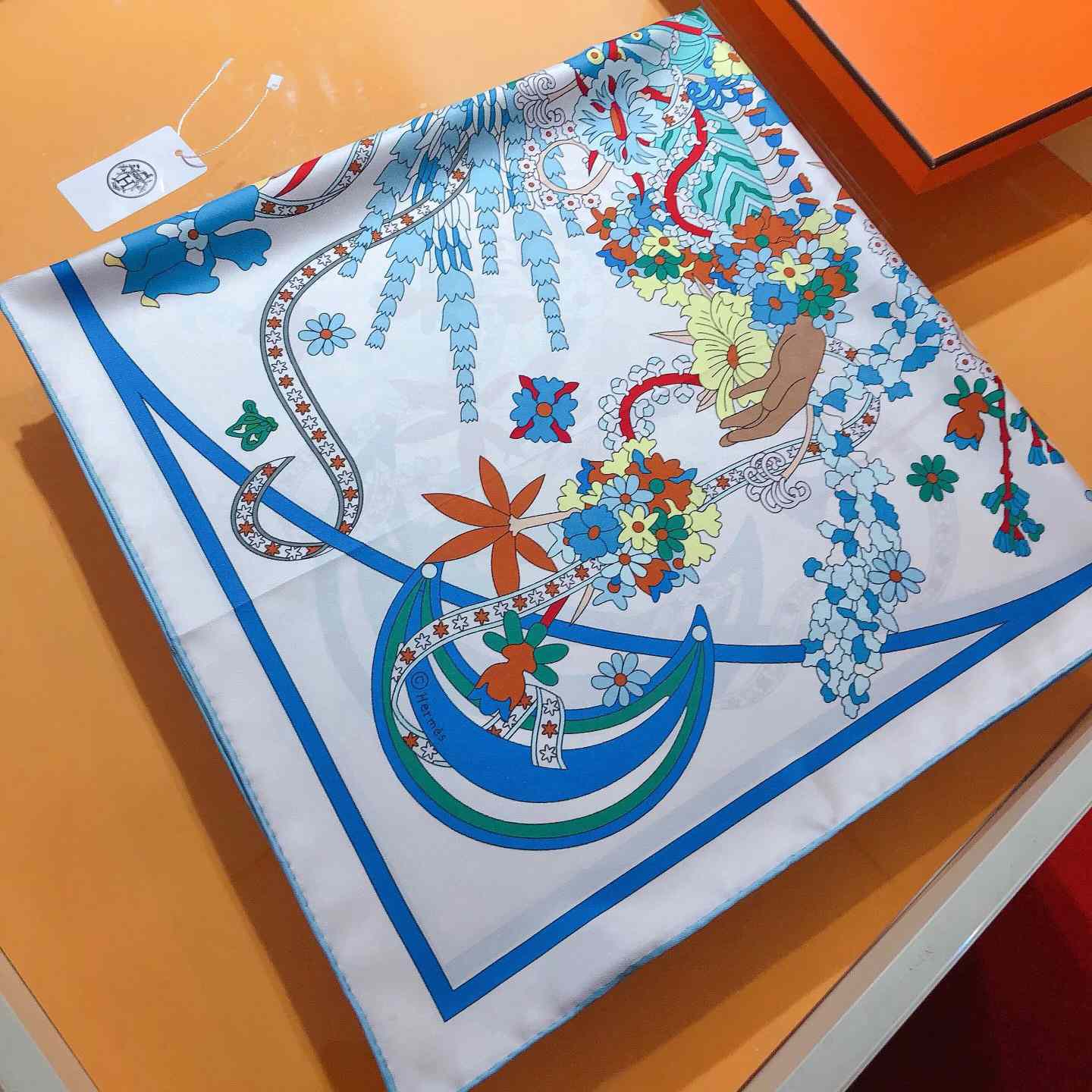 Hermes La Danse Du Printemps Scarf   90cm - EUR FASHION