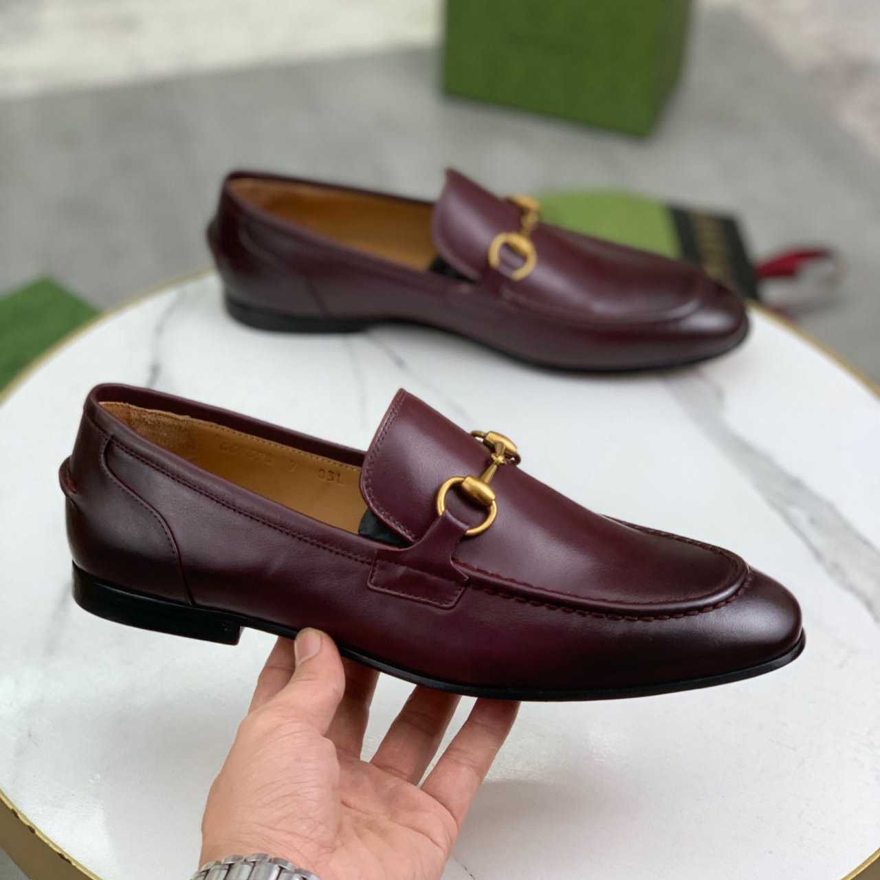 Gucci Jordaan Leather Loafer - EUR FASHION