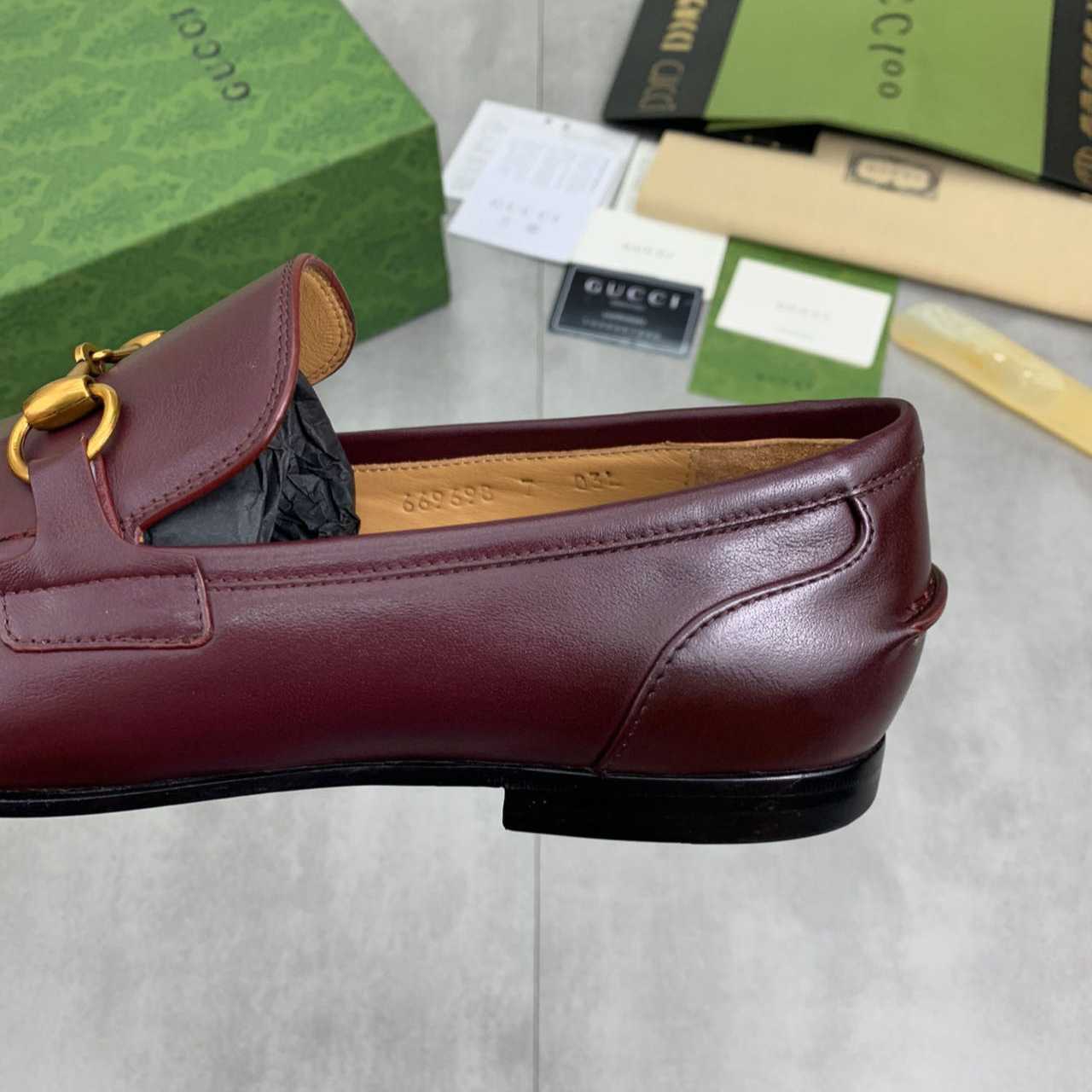 Gucci Jordaan Leather Loafer - EUR FASHION