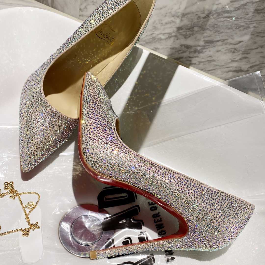 Christian Louboutin Kate Strass 100 mm Pumps - EUR FASHION