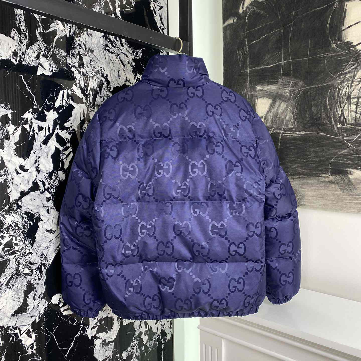 Gucci Jumbo GG Canvas Down Jacket - EUR FASHION