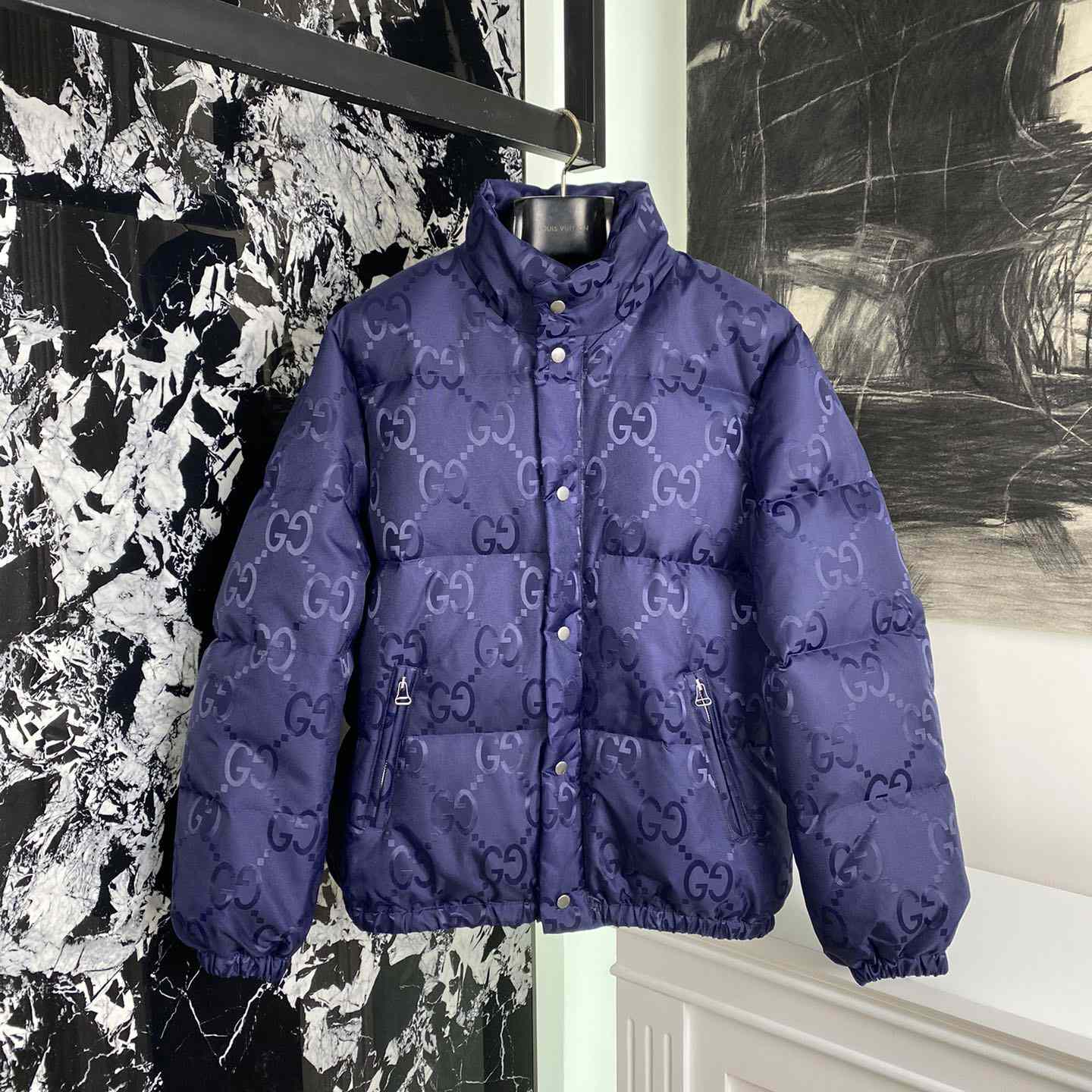 Gucci Jumbo GG Canvas Down Jacket - EUR FASHION