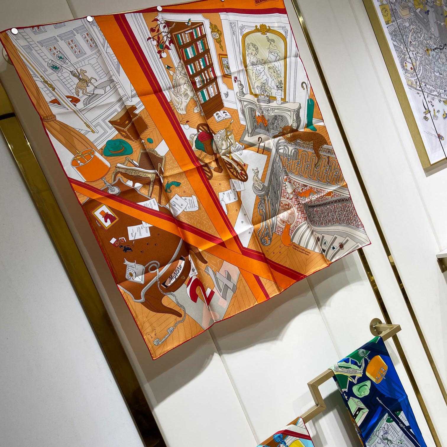 Hermes Mystere Au 24 Scarf 90 - EUR FASHION