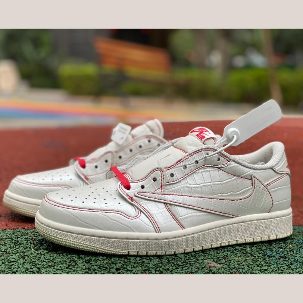 Tracis Scott x Air Jordan 1 Low Golf TS Sneaker      DM7866-601 - EUR FASHION