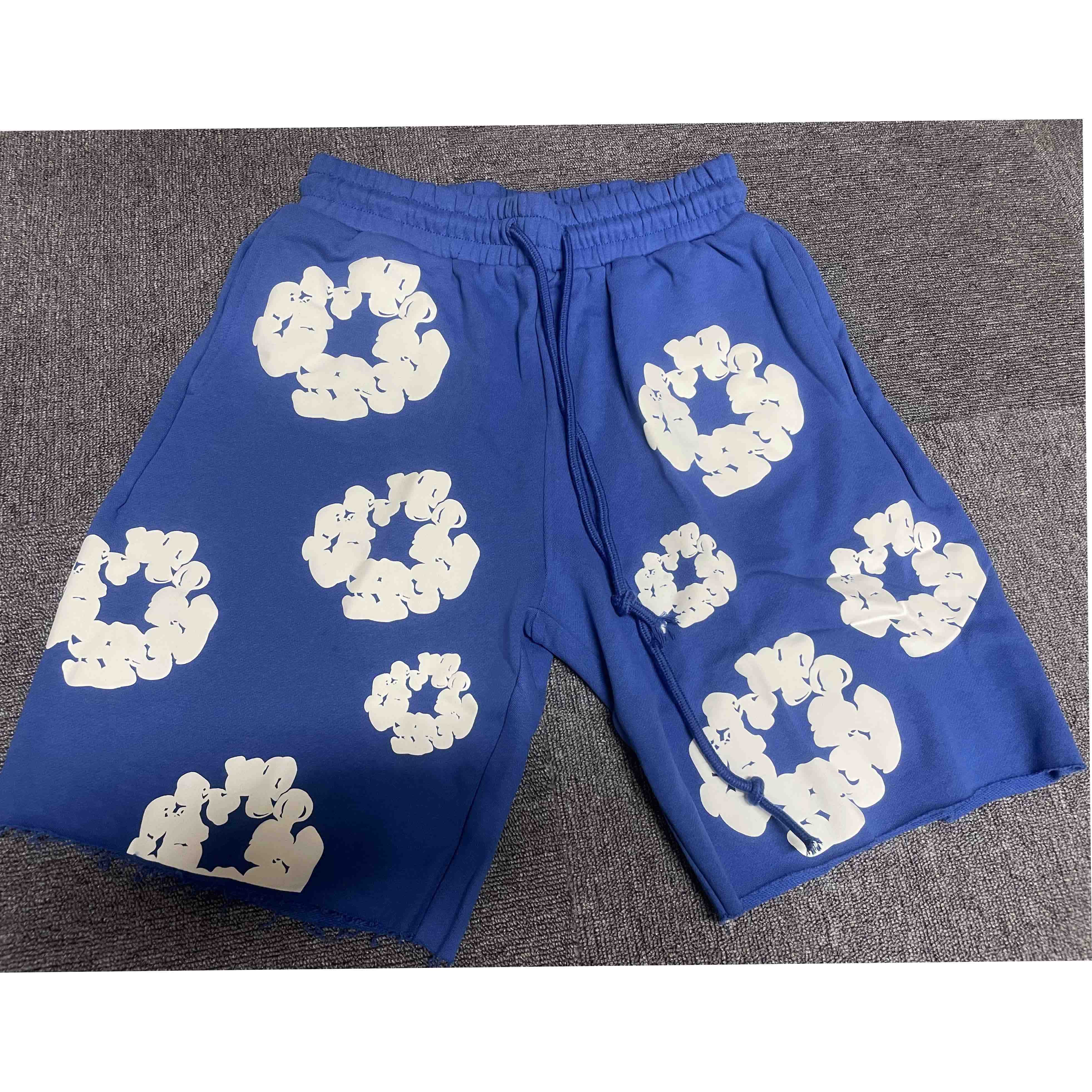 Denim Tears Cotton Wreath Sweat Shorts - EUR FASHION