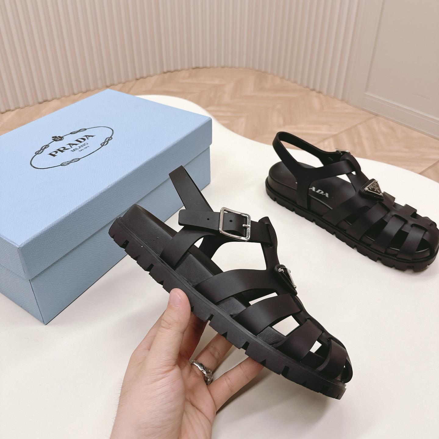 Prada Sporty Fisherman Sandals - EUR FASHION