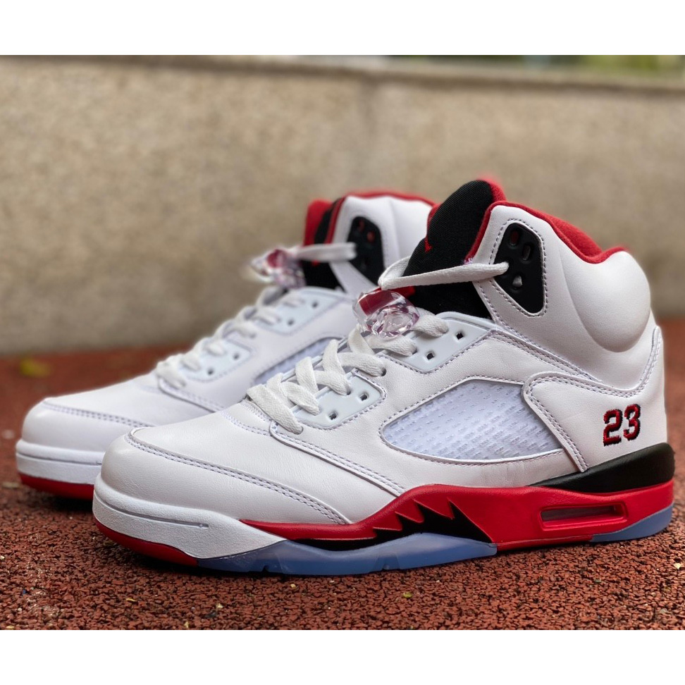 Air Jordan 5 Fire Red Sneakers     136027/440888-120 - EUR FASHION