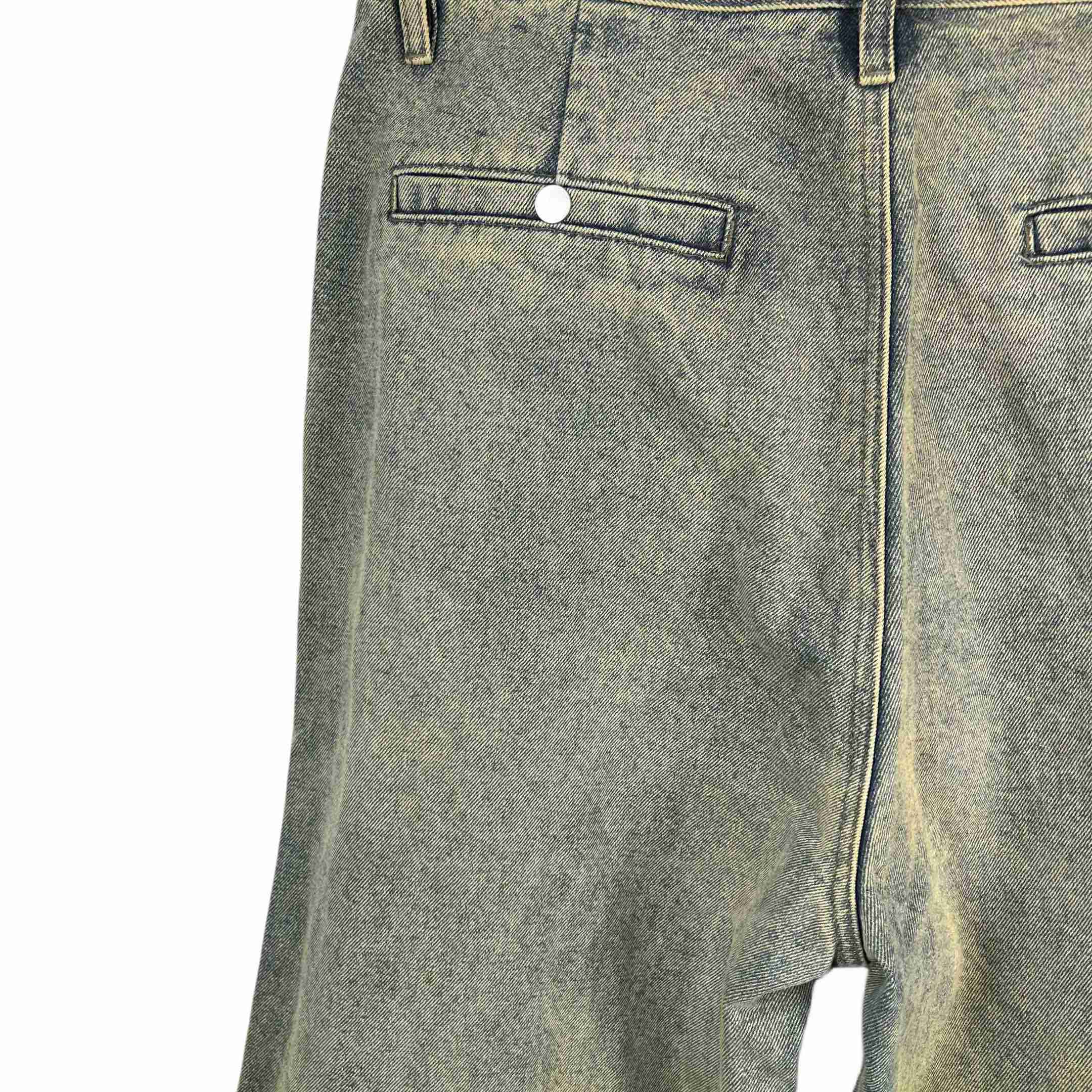 Rick Owens Geth Wide Leg Denim Jeans - EUR FASHION