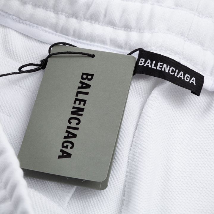 Balenciaga Logo Cotton Shorts - EUR FASHION