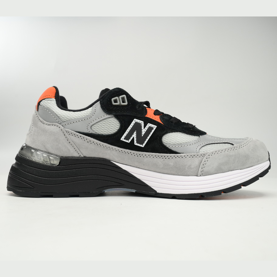 New Balance 992 Gray Orange Sneakers      M992GBO   - EUR FASHION