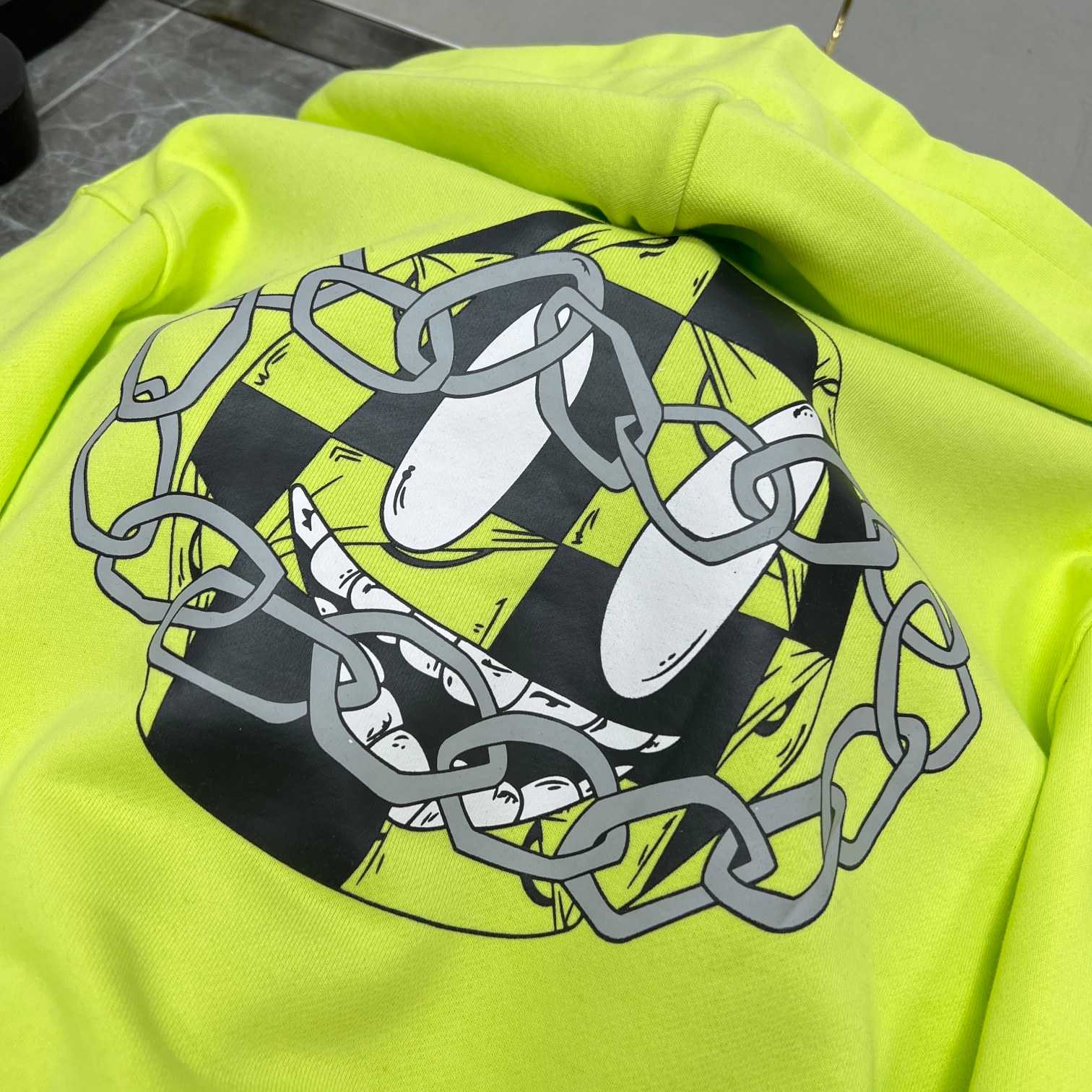 Chrome Heart Matty Boy 'Link' Lime Hoodie - EUR FASHION