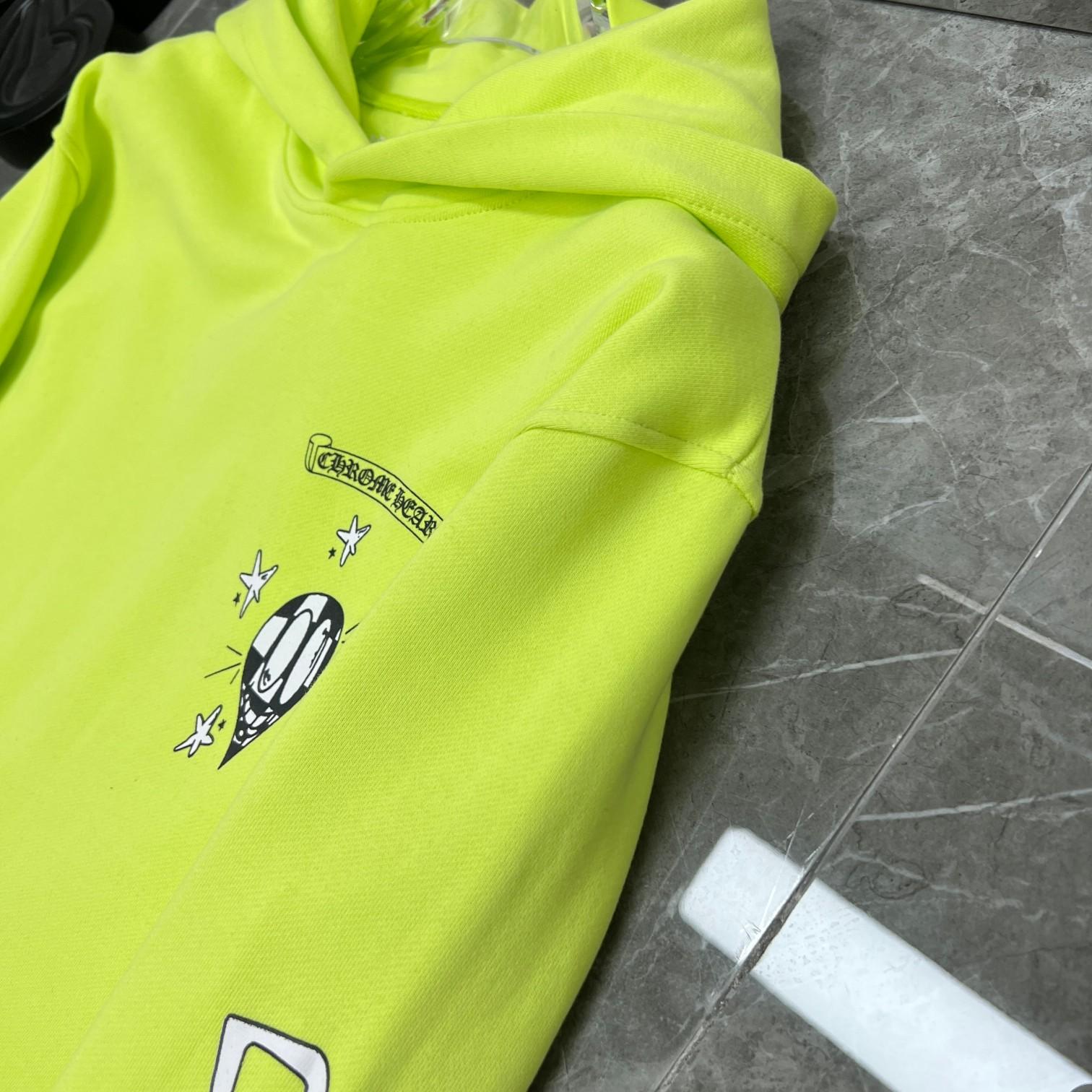 Chrome Heart Matty Boy 'Link' Lime Hoodie - EUR FASHION