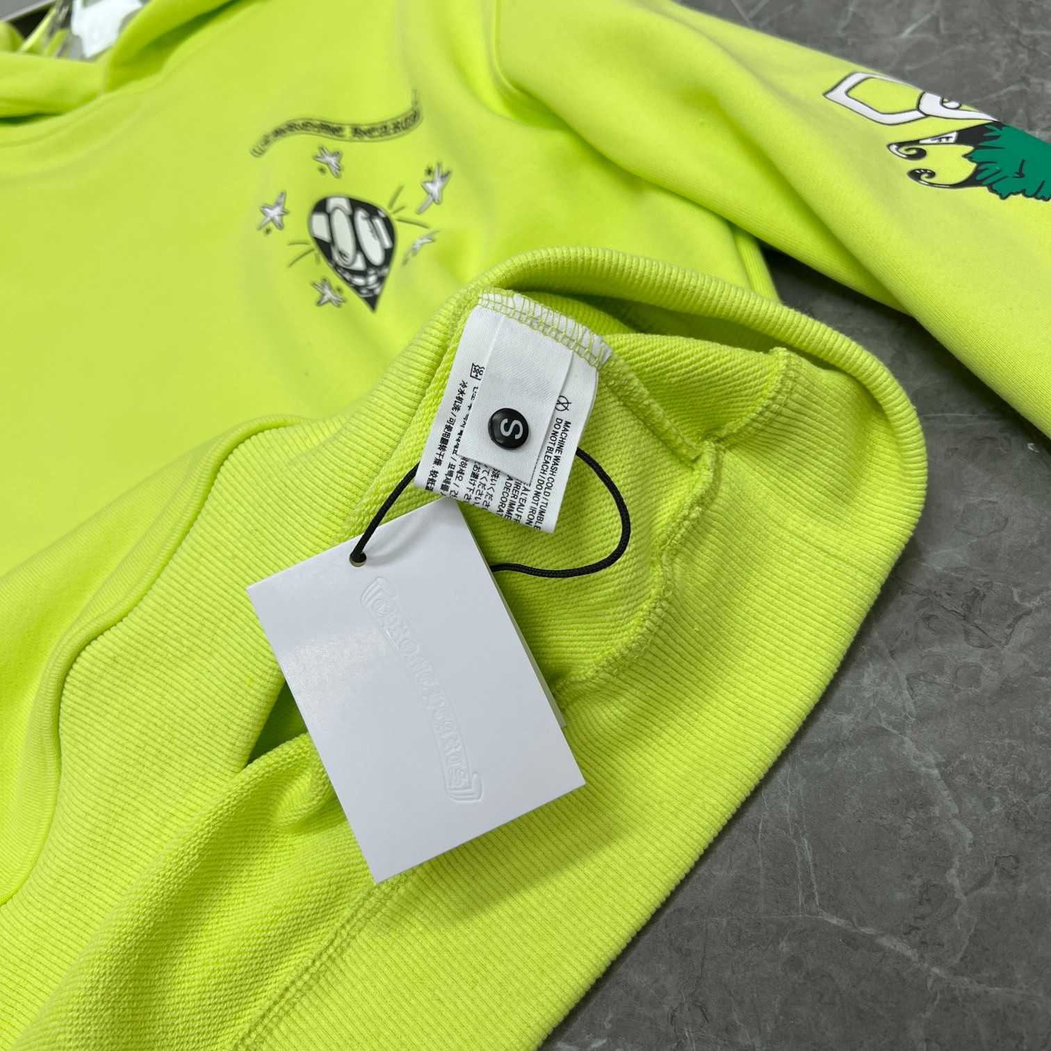 Chrome Heart Matty Boy 'Link' Lime Hoodie - EUR FASHION