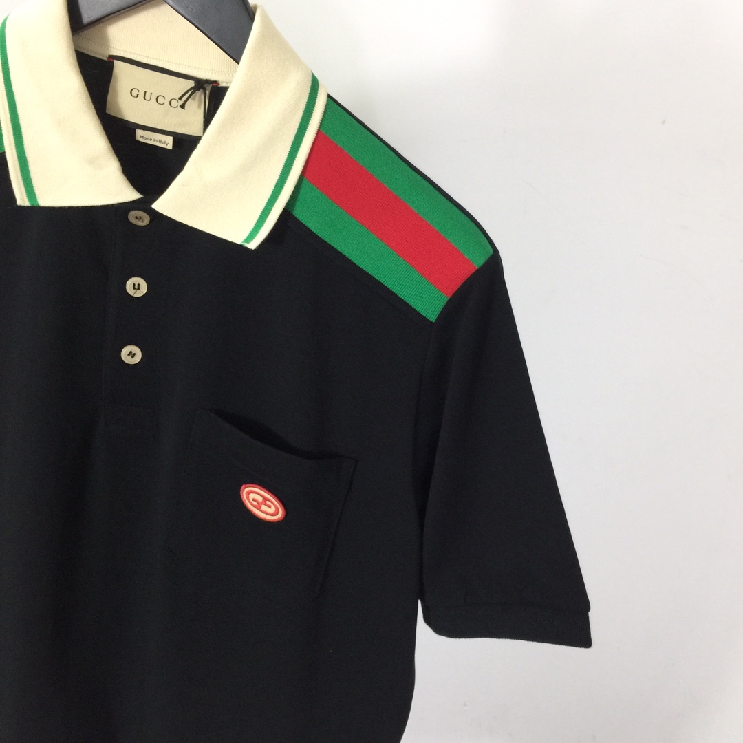 Gucci Cotton Polo With Interlocking G - EUR FASHION