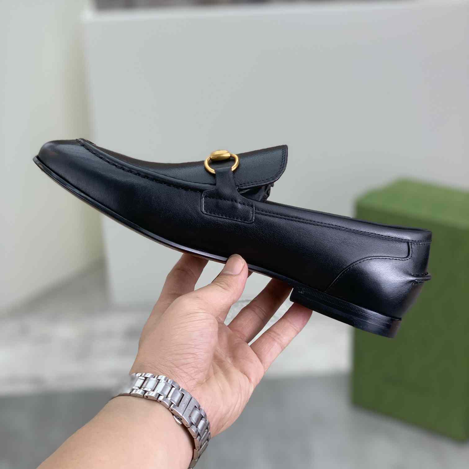 Gucci Jordaan Leather Loafer - EUR FASHION