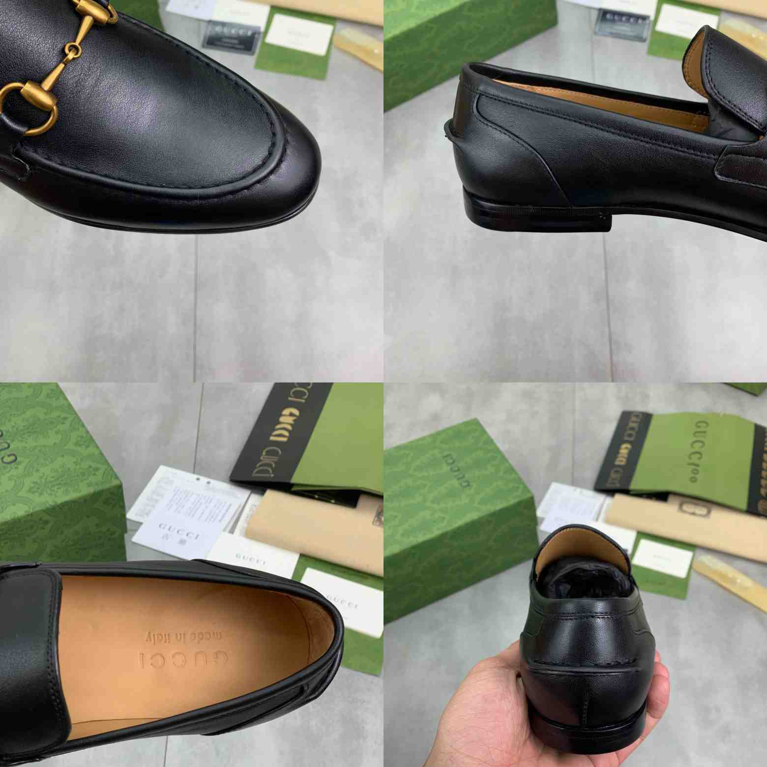 Gucci Jordaan Leather Loafer - EUR FASHION