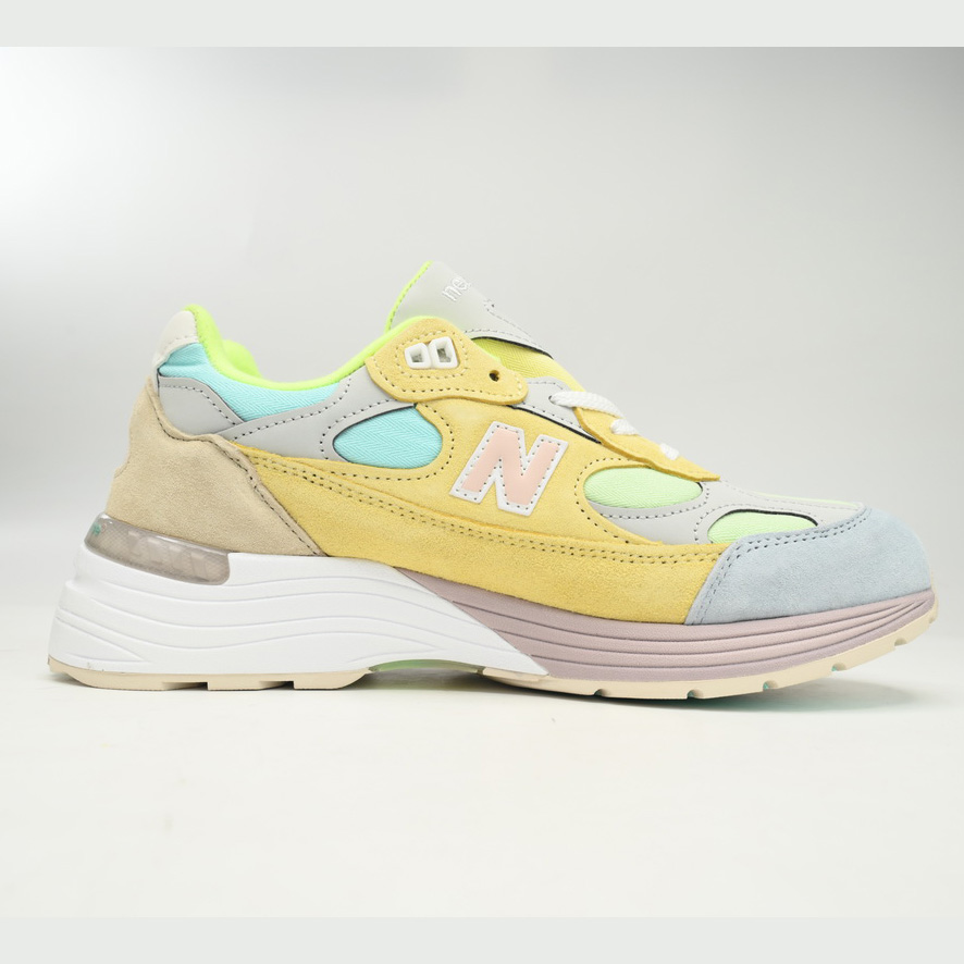 New Balance 992 Yellow Green Powder Sneakers      M992AB - EUR FASHION