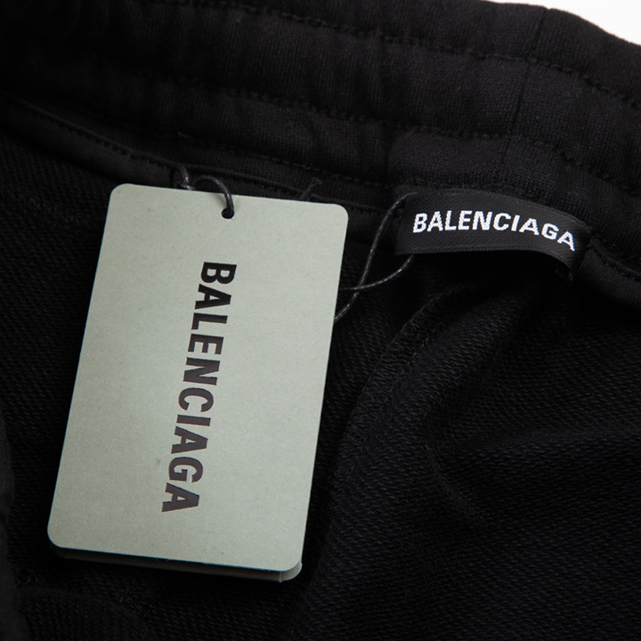 Balenciaga Logo Cotton Shorts - EUR FASHION