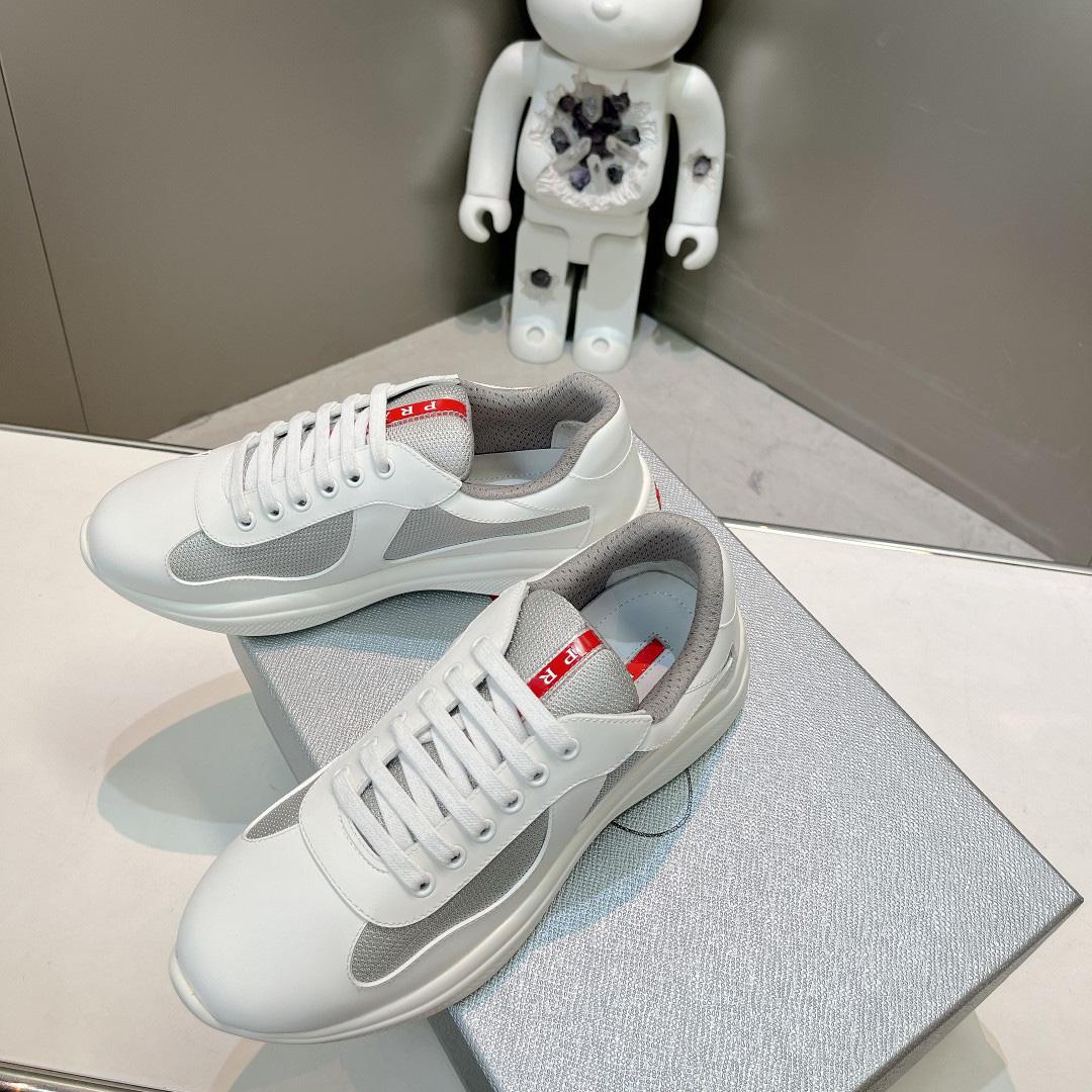 Prada America's Cup Soft Rubber And Bike Fabric Sneakers - EUR FASHION