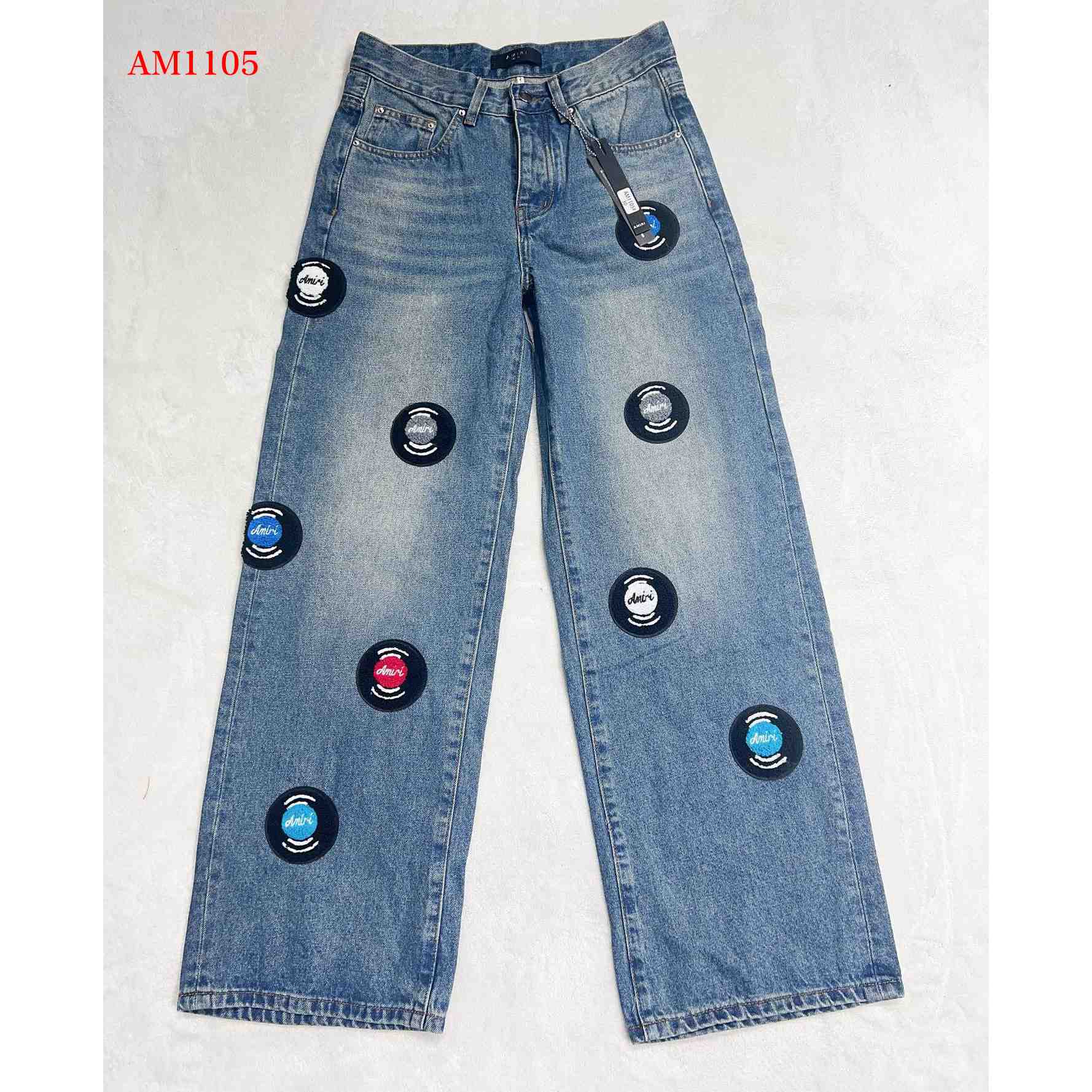 Amiri Record Wide-leg Jeans     AM1105 - EUR FASHION