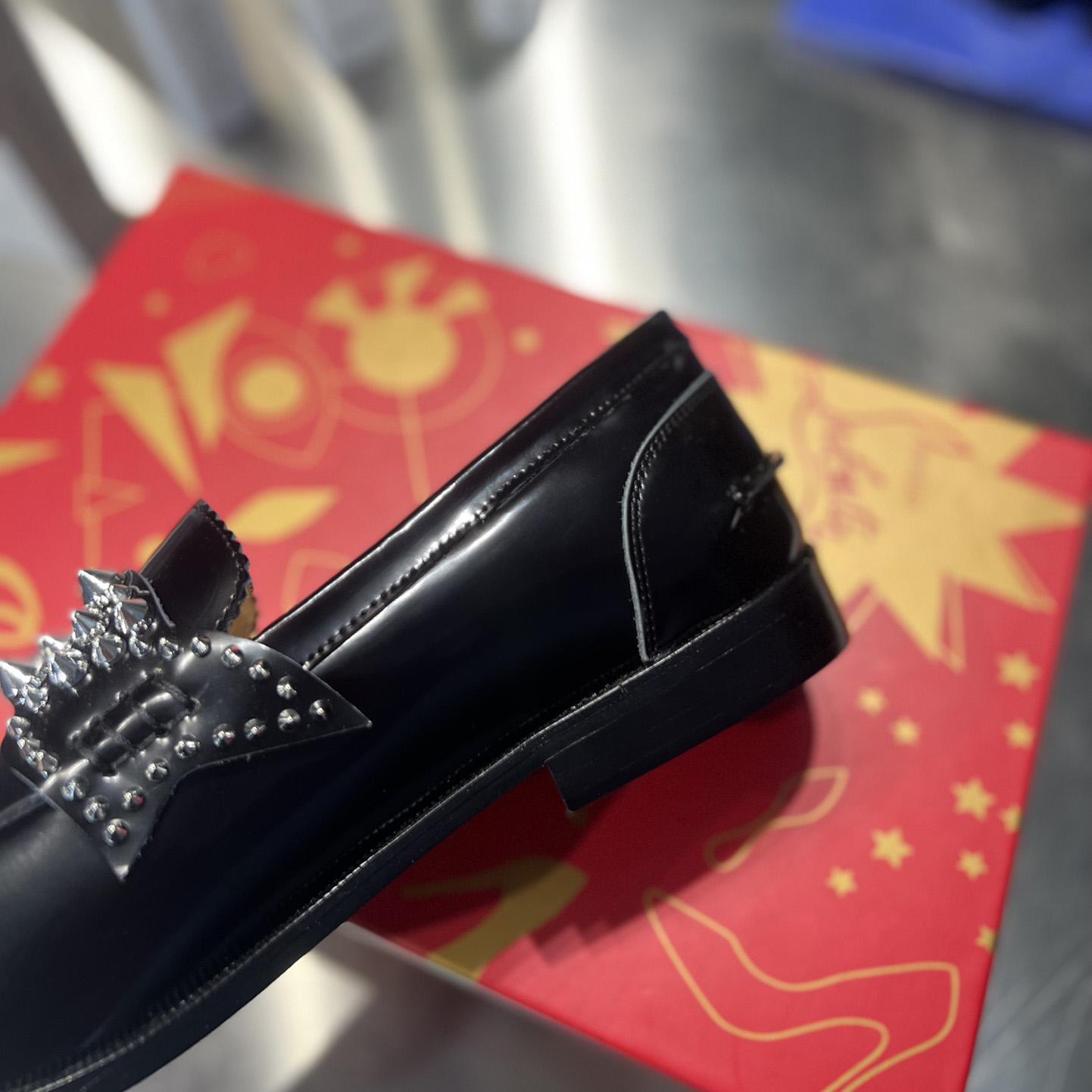 Christian Louboutin No Penny Spikes Loafers - EUR FASHION