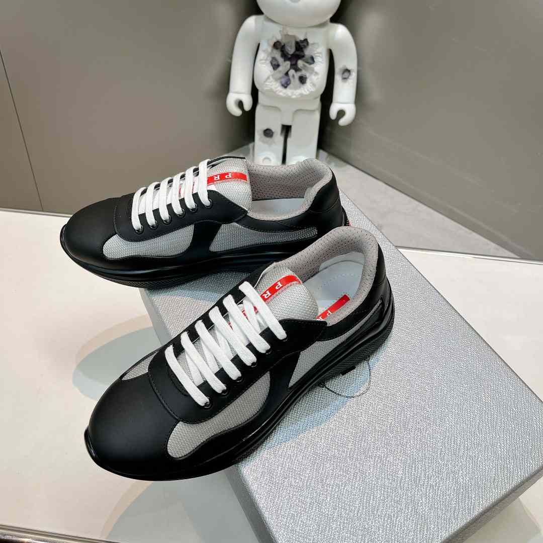 Prada America's Cup Soft Rubber And Bike Fabric Sneakers - EUR FASHION