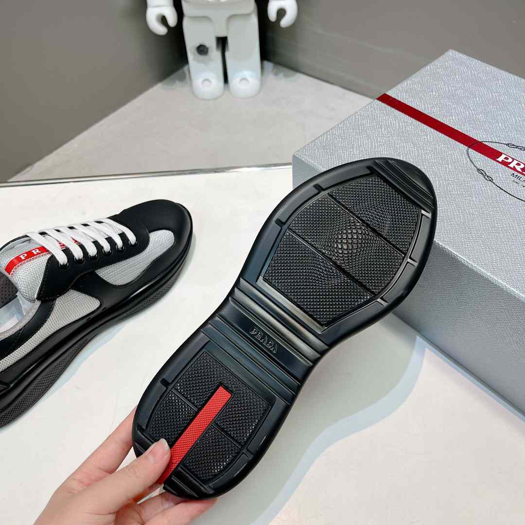 Prada America's Cup Soft Rubber And Bike Fabric Sneakers - EUR FASHION