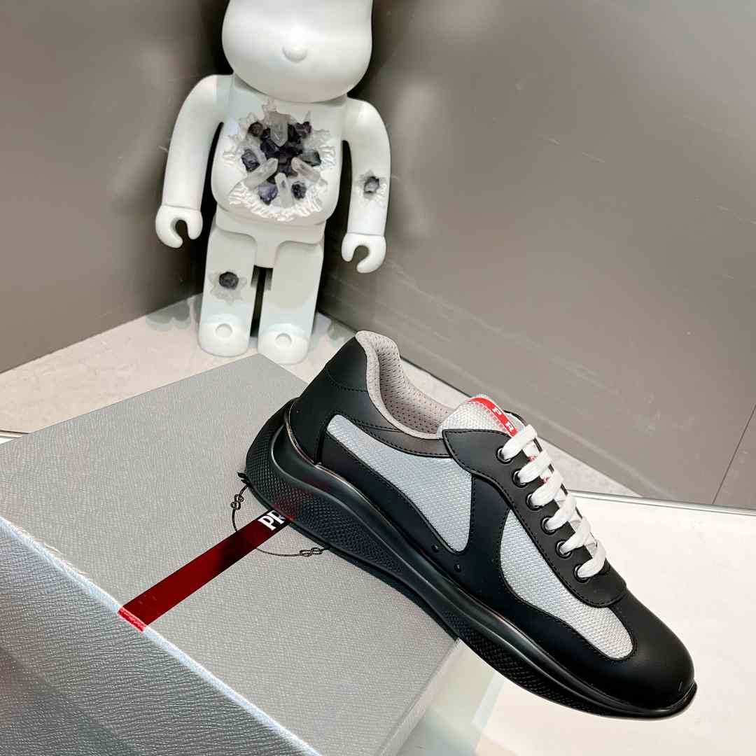 Prada America's Cup Soft Rubber And Bike Fabric Sneakers - EUR FASHION