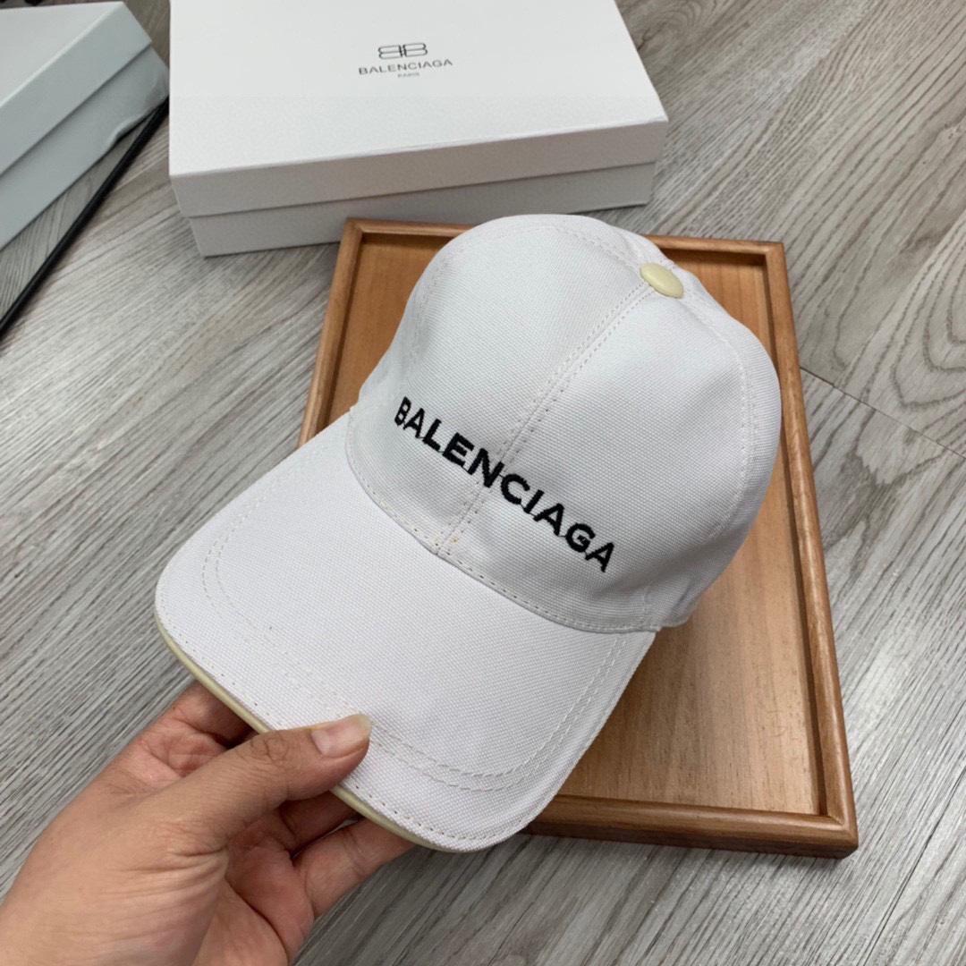 Balenciaga Embroidered-logo Six-panel Cap - EUR FASHION