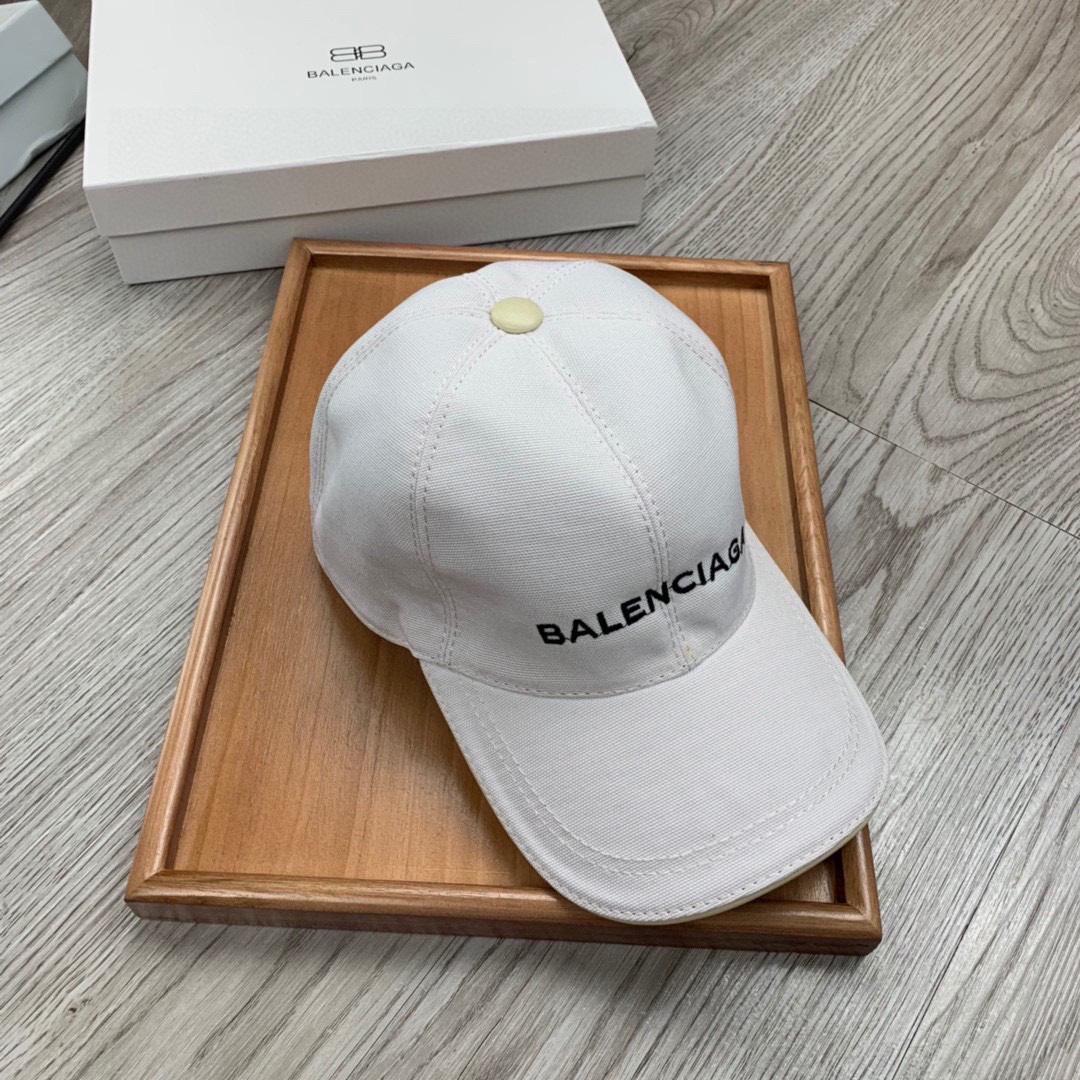 Balenciaga Embroidered-logo Six-panel Cap - EUR FASHION