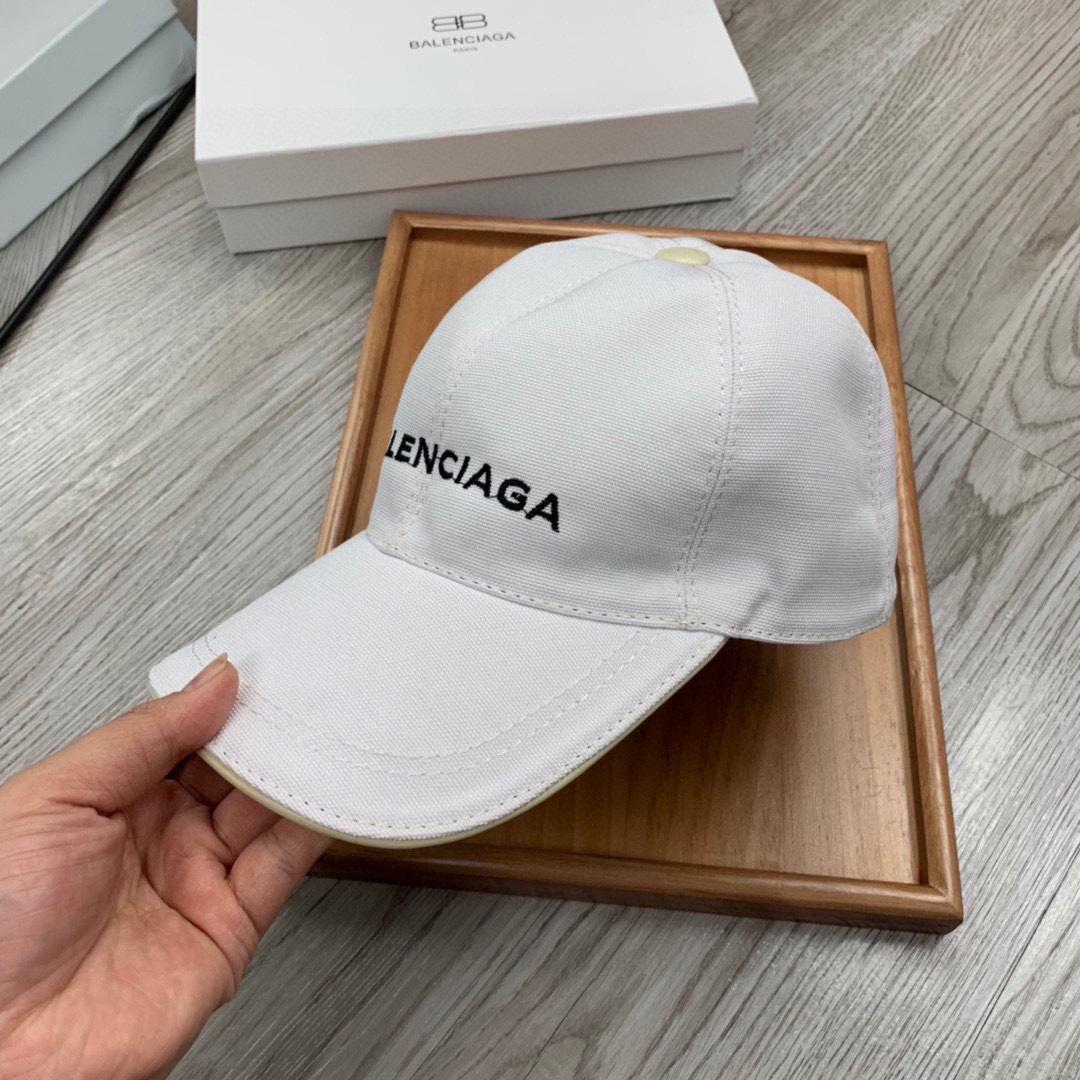 Balenciaga Embroidered-logo Six-panel Cap - EUR FASHION