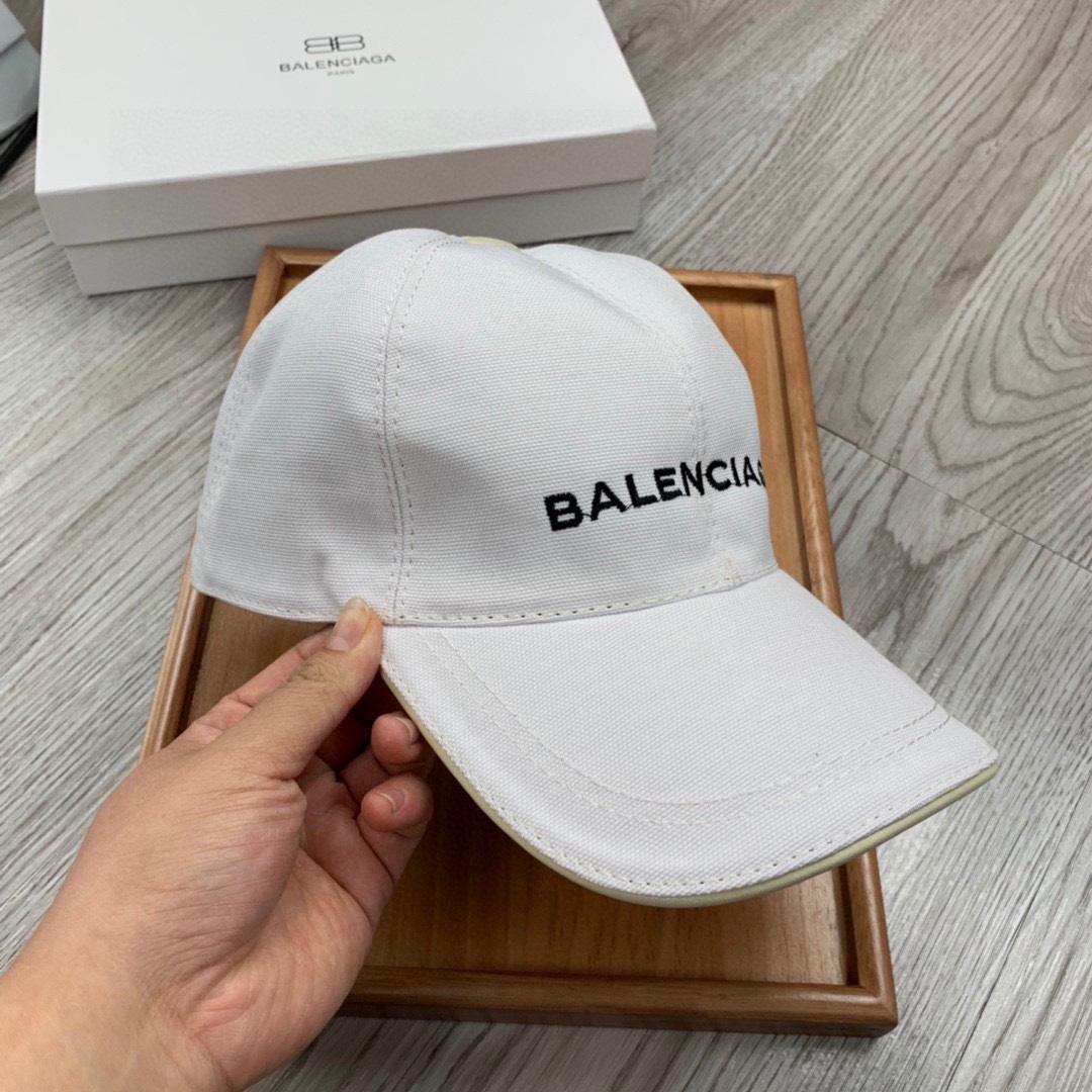 Balenciaga Embroidered-logo Six-panel Cap - EUR FASHION