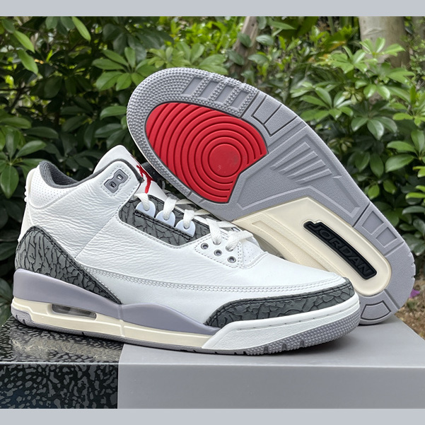 Air Jordan 3 “Cement Grey” Basketball Shoes      CT8532-106 - EUR FASHION