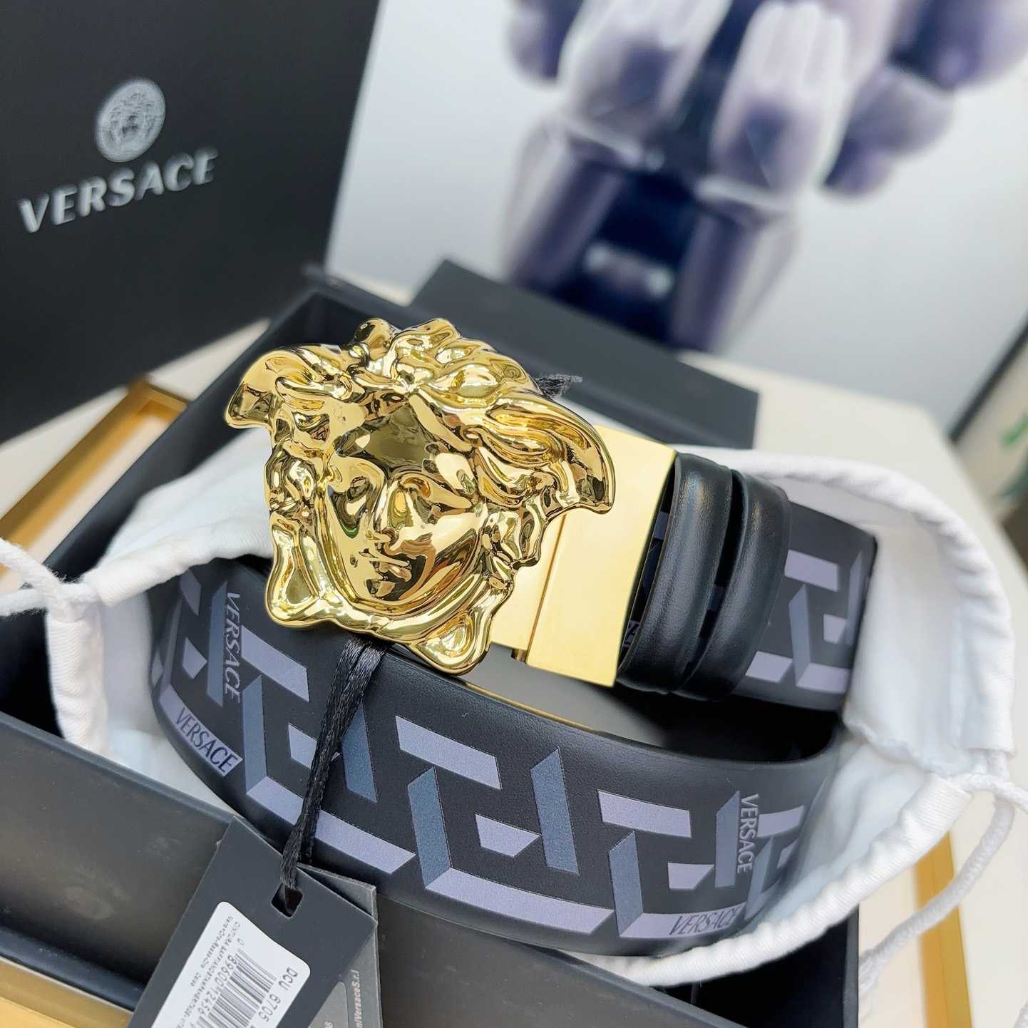 Versace Reversible Leather Belt    40mm - EUR FASHION