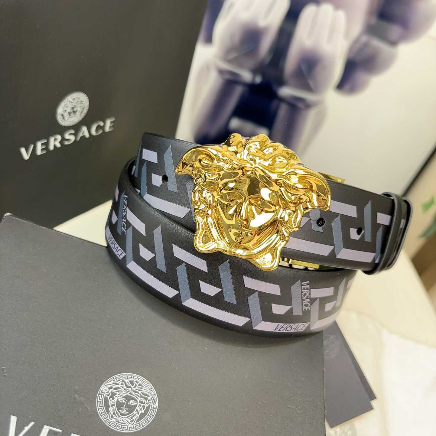 Versace Reversible Leather Belt    40mm - EUR FASHION