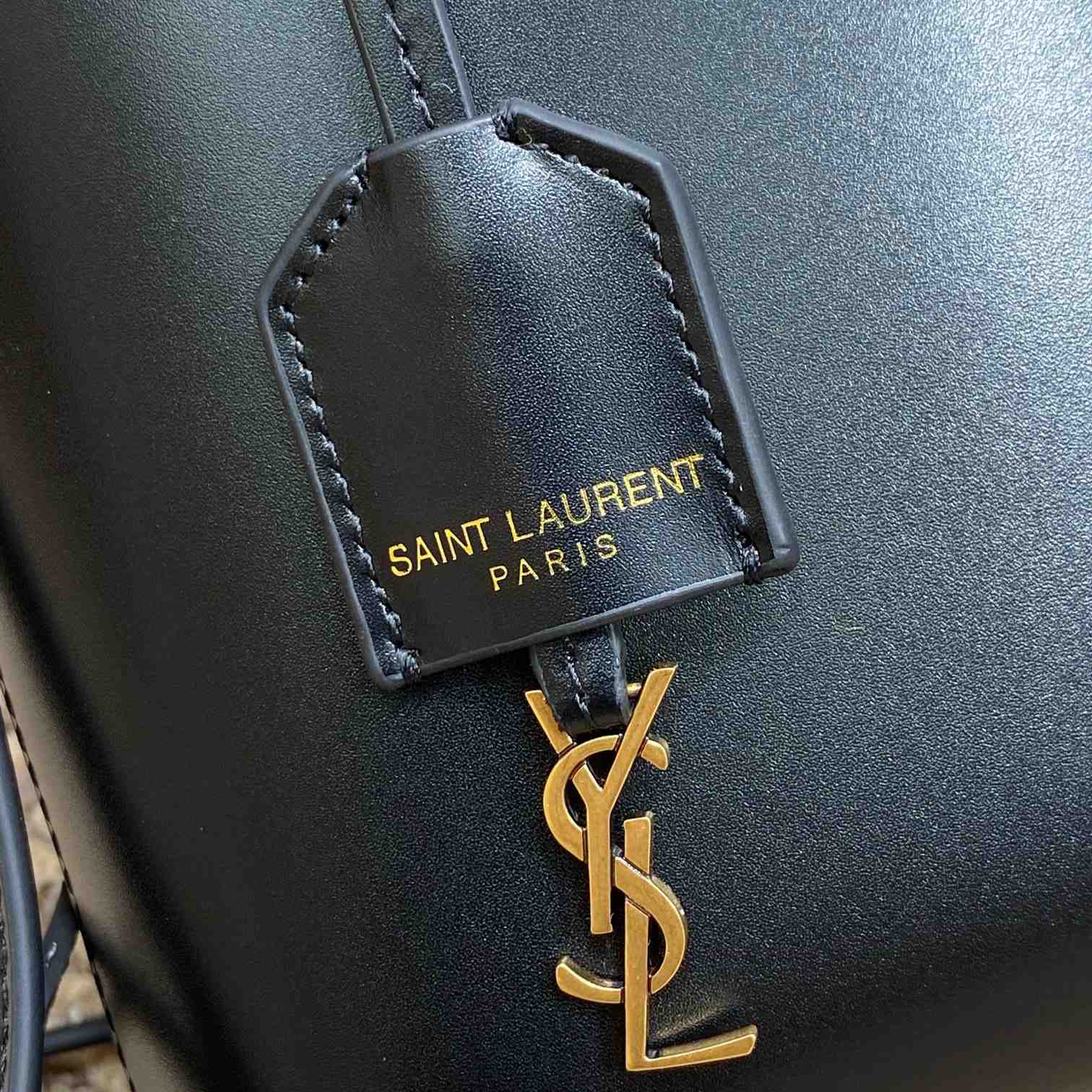 Saint Laurent Mini Toy Shopping Saint Laurent In Box Leather - EUR FASHION