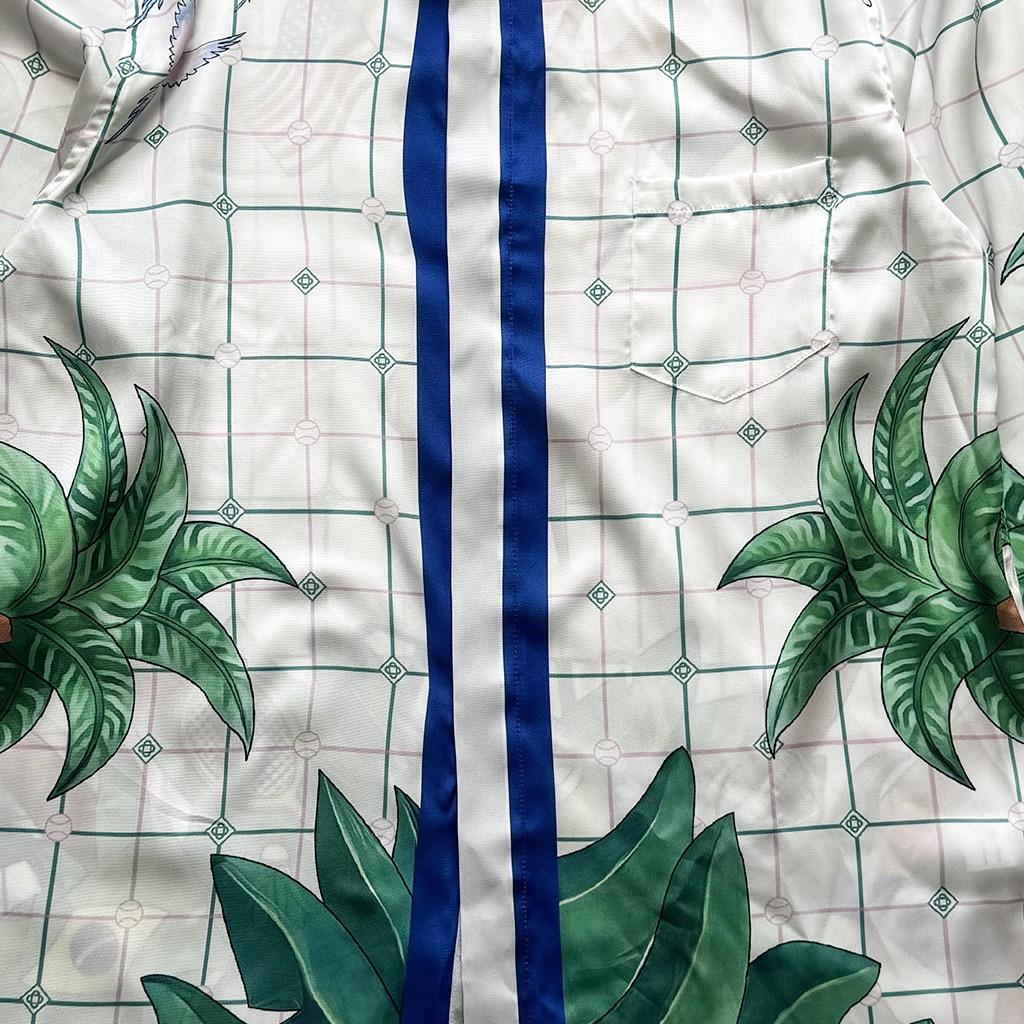 Casablanca Tennis Club Classic Silk Shirt - EUR FASHION