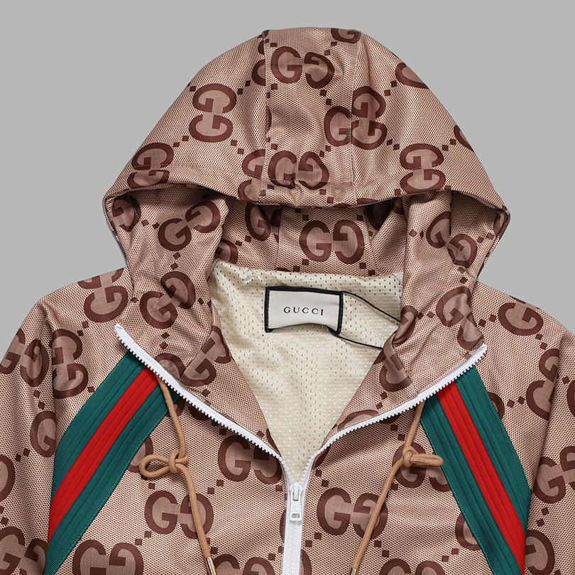 Gucci Gg Supreme Hooded Jacket - EUR FASHION