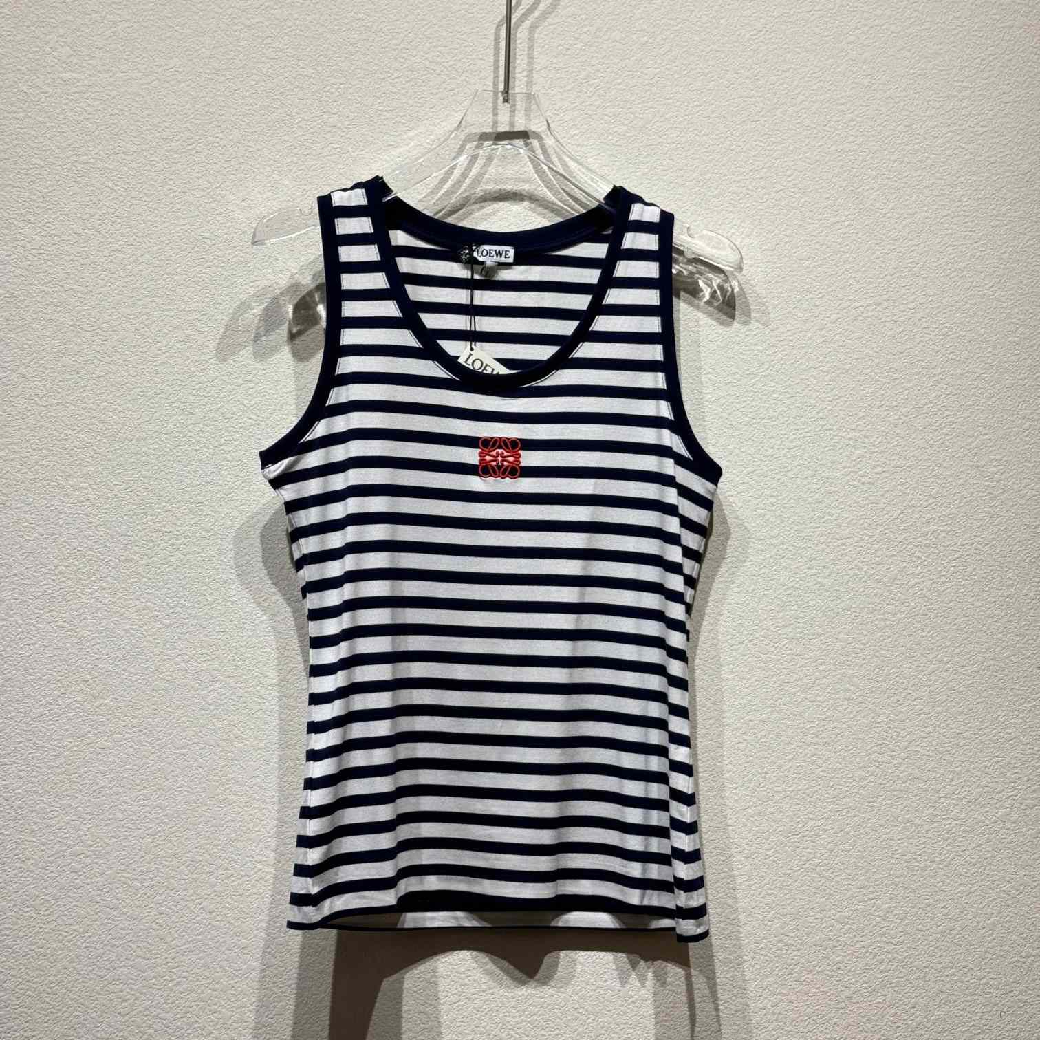 Loewe Anagram Tank Top In Viscose Blend - EUR FASHION