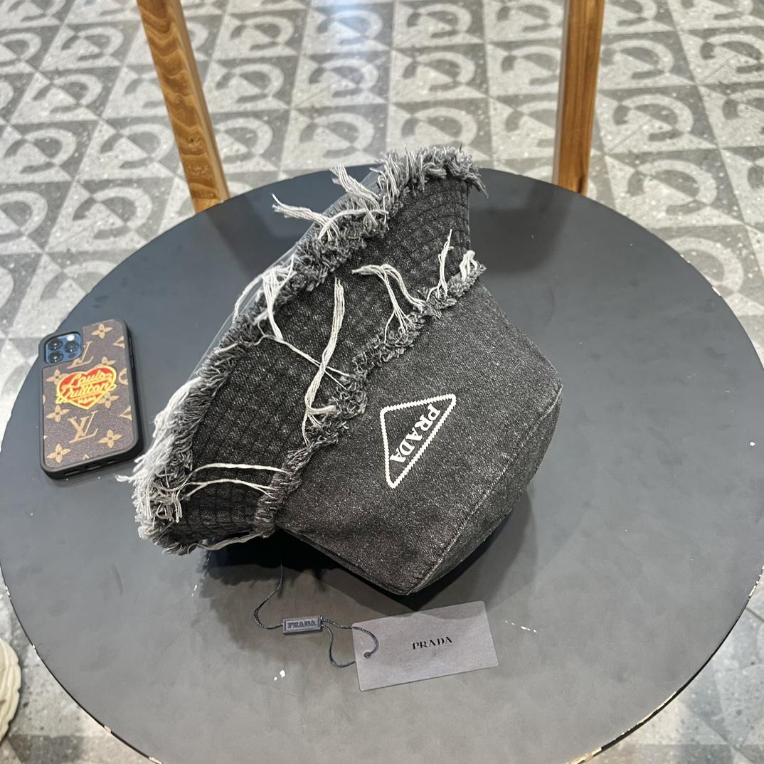 Prada Denim Bucket Hat - EUR FASHION