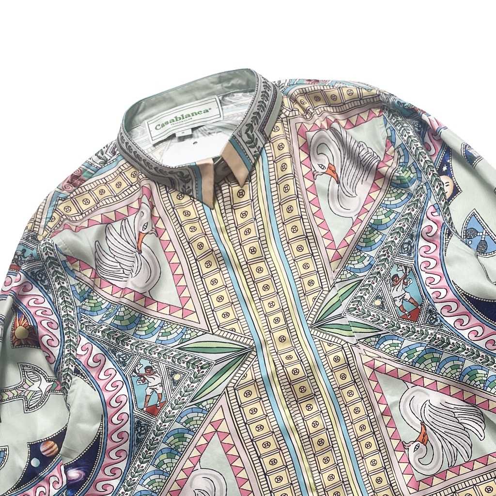 Casablanca Green Print Shirt - EUR FASHION