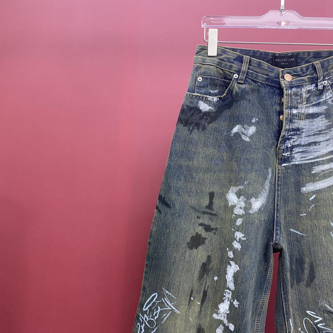 Balenciaga  Graffiti Baggy Jeans - EUR FASHION