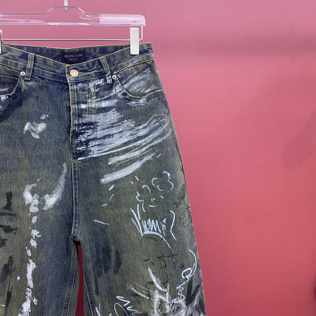 Balenciaga  Graffiti Baggy Jeans - EUR FASHION