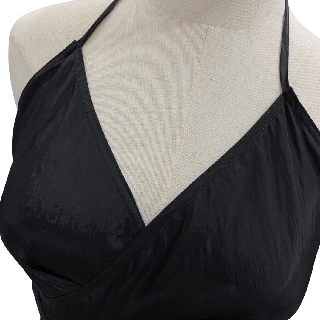 Rick Owens Laura Satin Wrap Top - EUR FASHION