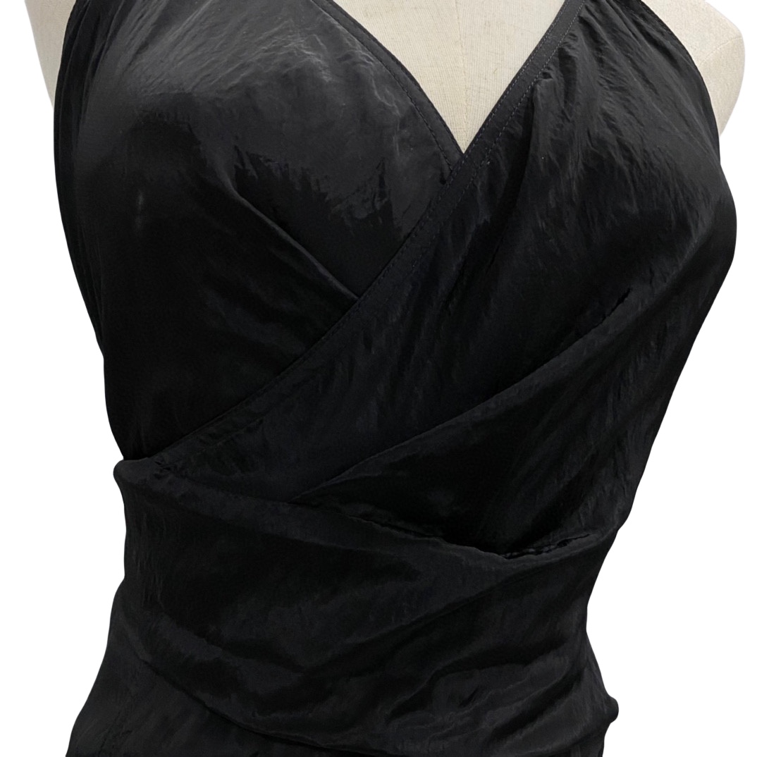 Rick Owens Laura Satin Wrap Top - EUR FASHION