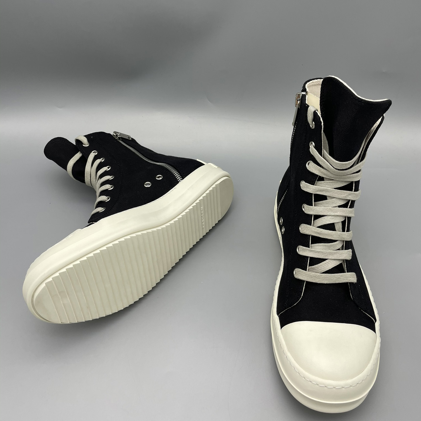 Rick Owens DRKSHDW  Lace-up High-top Sneakers - EUR FASHION