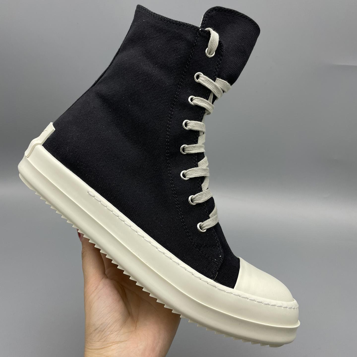 Rick Owens DRKSHDW  Lace-up High-top Sneakers - EUR FASHION